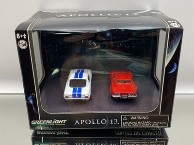 GREENLIGHT 56040 APOLLO 13 CORVETTE + SHELBY GT350 DIORAMA -1:64- GOOD IN BOX