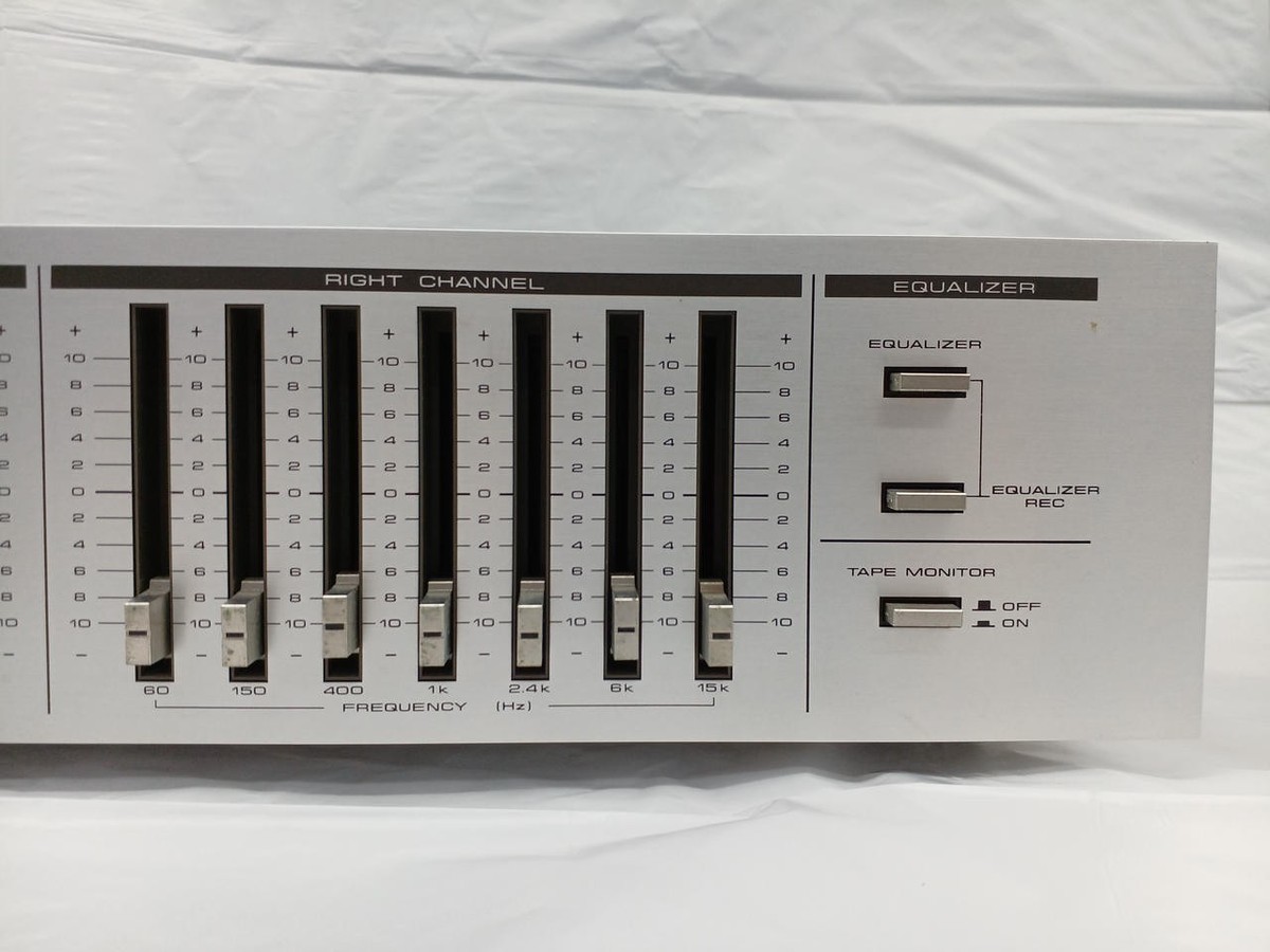 Pioneer SG-100 graphic equalizer Vintage 1983 Hi End Silver Used
