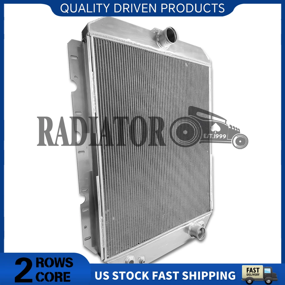 Radiator For International Harvest 2300 3000 3800 3600 / 4900 2-Rows Cooler Foto 2 de 4