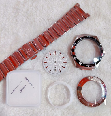 #ad DIY SET for 8215 watch caseDialHandsStainless Steel Strap 41mm $160.00