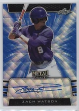 2019 Leaf Metal Draft Blue Wave /20 Zach Watson #BA-ZW1 Auto