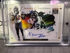 2024 Panini Impeccable Nico Collins Canvas Creations Auto /10