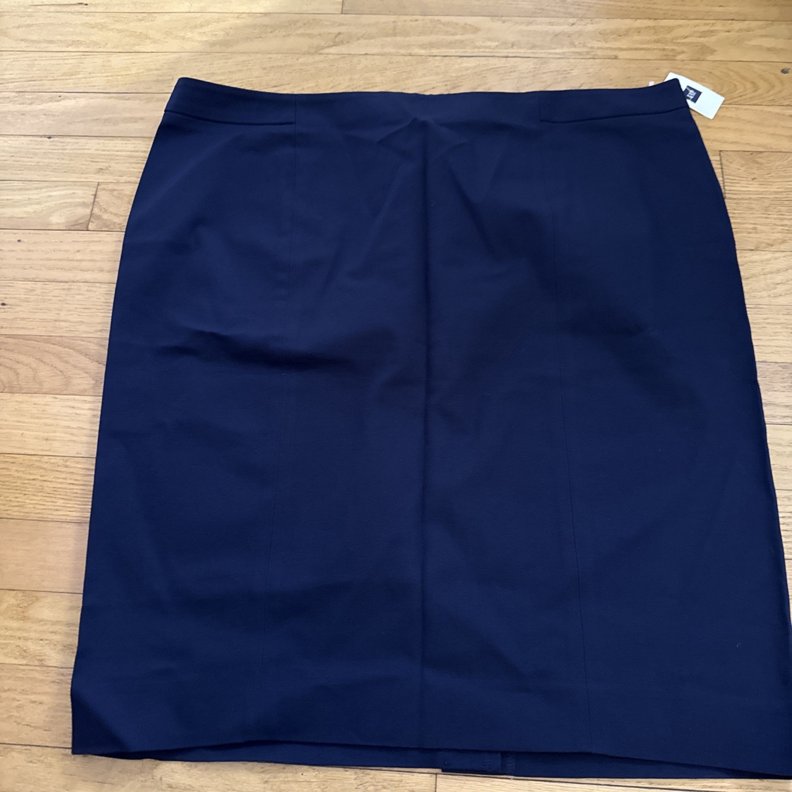 Gap Women's Pencil Skirt Classic Midi Straight Stretch Navy Sz 20 NWT