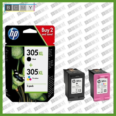 Multipack Genuine HP 305XL Ink Cartridges - Black / Colour | eBay UK