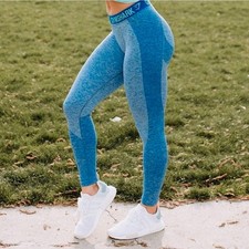 Gymshark Blueberry Marl Flex Athletic Leggings Sz Small