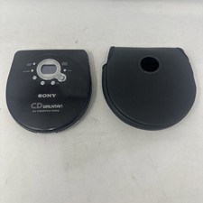 Vintage Sony Walkman Jog Proof Portable CD Player - Black D-EJ715 W Sleeve Works