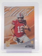 WILL HOWARD 2025 DONRUSS ELITE ELITIST ROOKIE ORANGE /199 #15 STEELERS Q7035