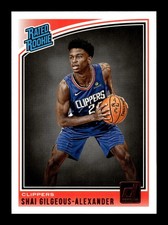 2018-19 Donruss #162 Shai Gilgeous-Alexander Rookie RC