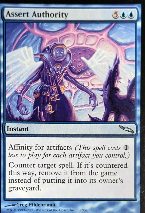 Assert Authority 30 UC Mirrodin Magic: The Gathering NM