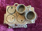 Vintage Dollhouse MINIATURE Cutest Little Stove Set