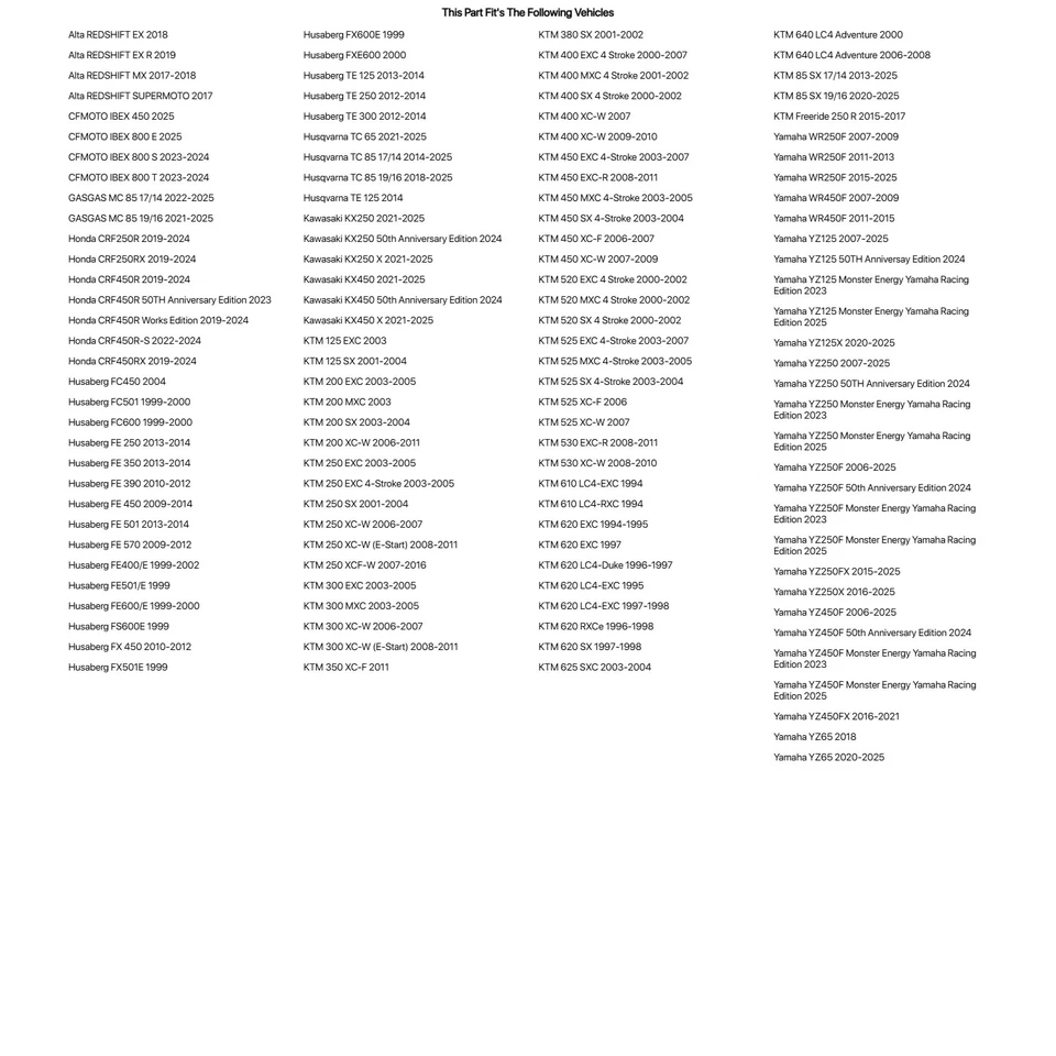 Elevadores de manillar Tusk barras de 1 1/8", 30 mm de altura para KTM 250 XC-W 2006-2007 Foto 2 de 4