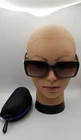 Chanel Full Rim Brown Frame Trendy Sunglasses 60-14-138 Brown Lens