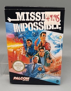 Mission Impossible NOE EMPTY CIB EMPTY BOX Nintendo NES