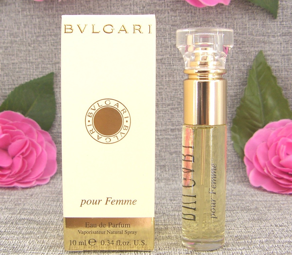 Bvlgari Pour Femme Eau de PARFUM Spray 10 ml 💜 Bulgari Pour Femme