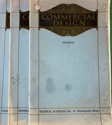 1930s Graphic Design Booklets: Commercial Art & Advertising Set 12