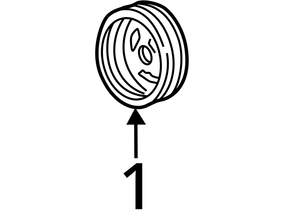 Harmonic Balancer 4.6L 8-281 Fits 97-04 FORD E150 VAN 5221108 Foto 4 de 4