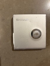 As-is Sharp MD-DK301 MiniDisc Headphone Player Silver