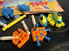 Rare Kidknex Kid Knex Fish-Eyed Friends Set Instructions incomplete Toy Game