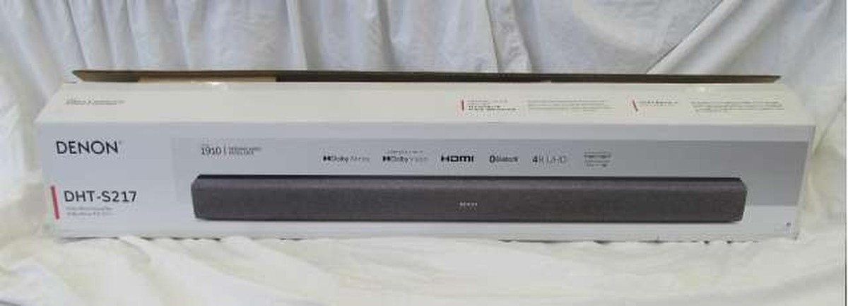 Denon DHT-S217 TV Soundbar Good Condition from Japan w/Accessories 