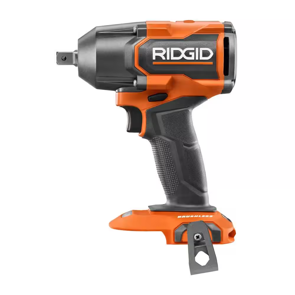 RIDGID 18V Brushless 4-Mode 1/2 In. Mid-Torque Impact Wrench Kit