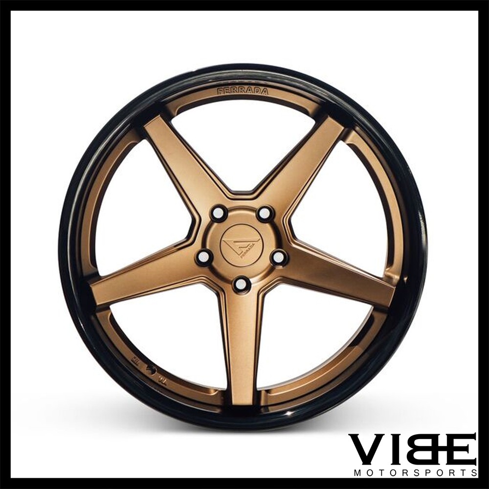 20" FERRADA FR3 BRONZE CONCAVE WHEELS RIMS FITS AUDI R8