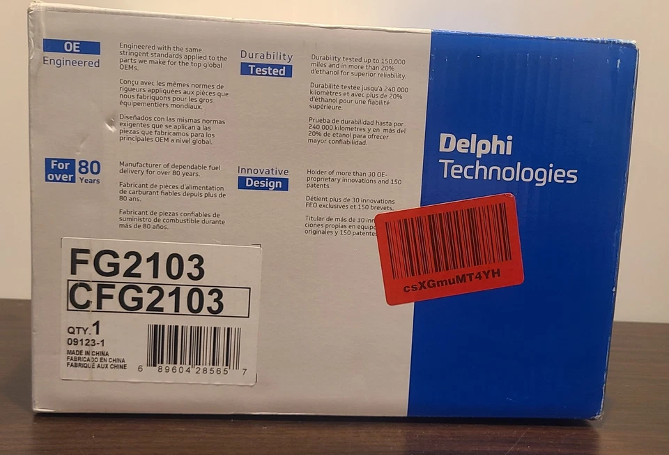 Fuel Pump Module Assembly Delphi FG2103 fits 2003 Hyundai Santa Fe 2.7L-V6 - Image 2 of 4
