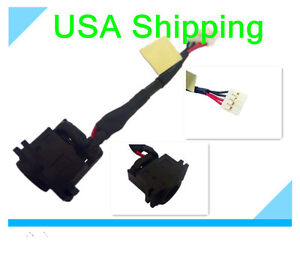 Computer Cables 2 pcs DC Jack with Cable for Samsung NP-N310 Q468 NP530U4B-A01 R465 DC Power Jack with Cable Cable Length: Other 