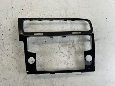 15-17 VW MK7 Golf R Center Dash Air Vent Stereo Surround Black