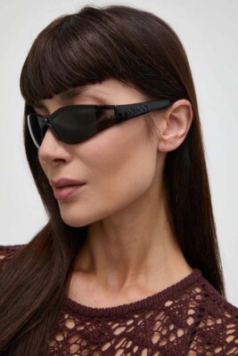 NEW GUCCI GG1651S 001 MASK HALF RIM BLACK WOMEN SUNGLASSES GUCCI