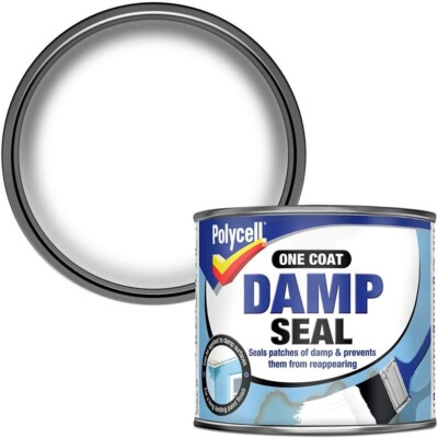 Polycell One Coat Damp Seal Matt White Lack 500ml