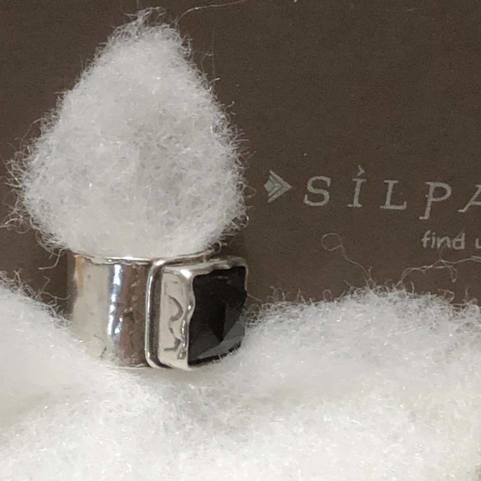 Silpada R1453 Sterling Silver Smoky Quartz Ring Size 6.5 - Image 3 of 4