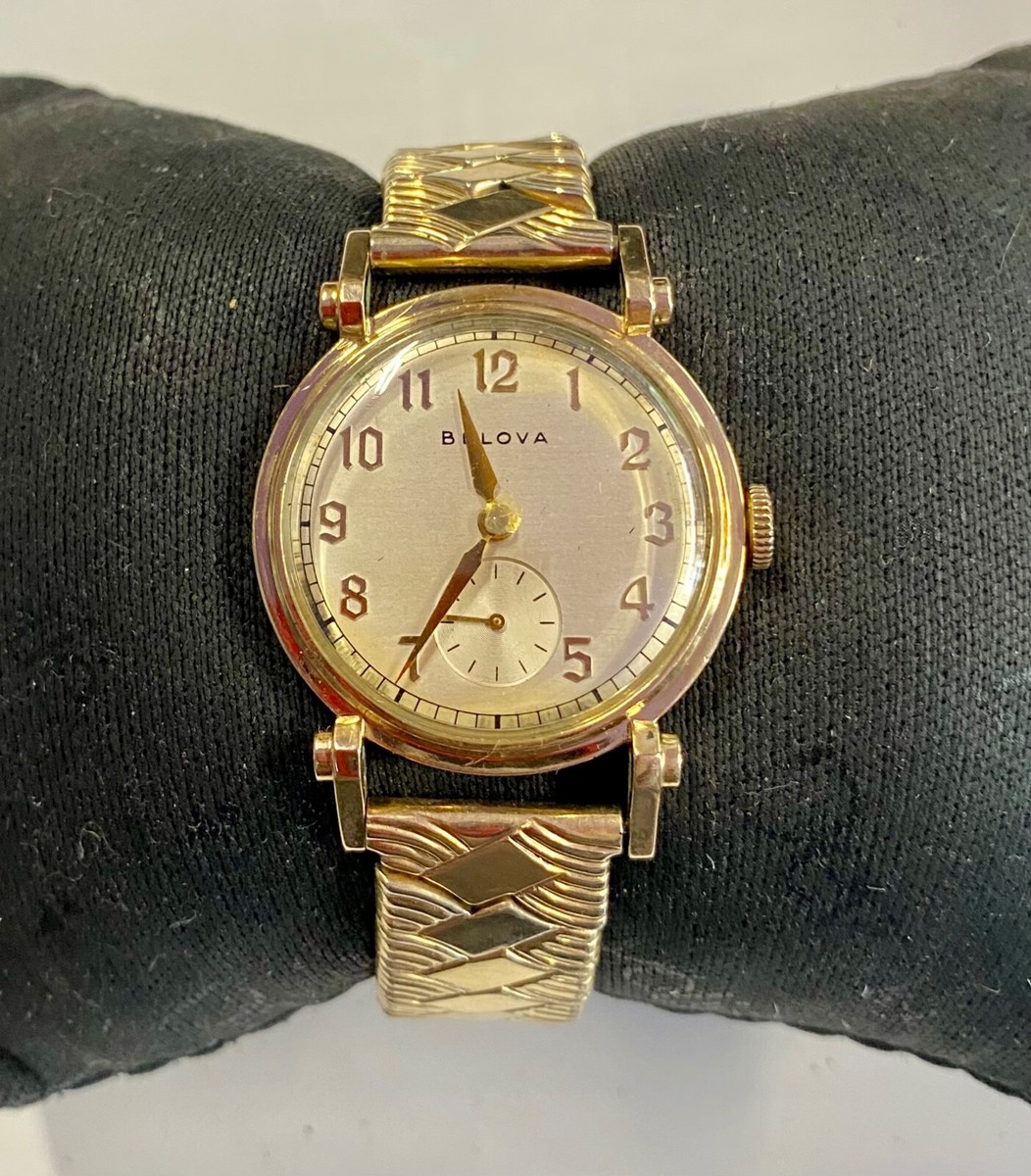 Gold Princeton Watches Bulova Vintage 1949 Bulova PRINCETON 21j