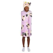 Squishmallows Hooded Throw Connor Cow