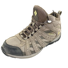 Columbia Womens Omni Grip Brown Suede Hiking Shoes Redmond Size 8 BL3946-212