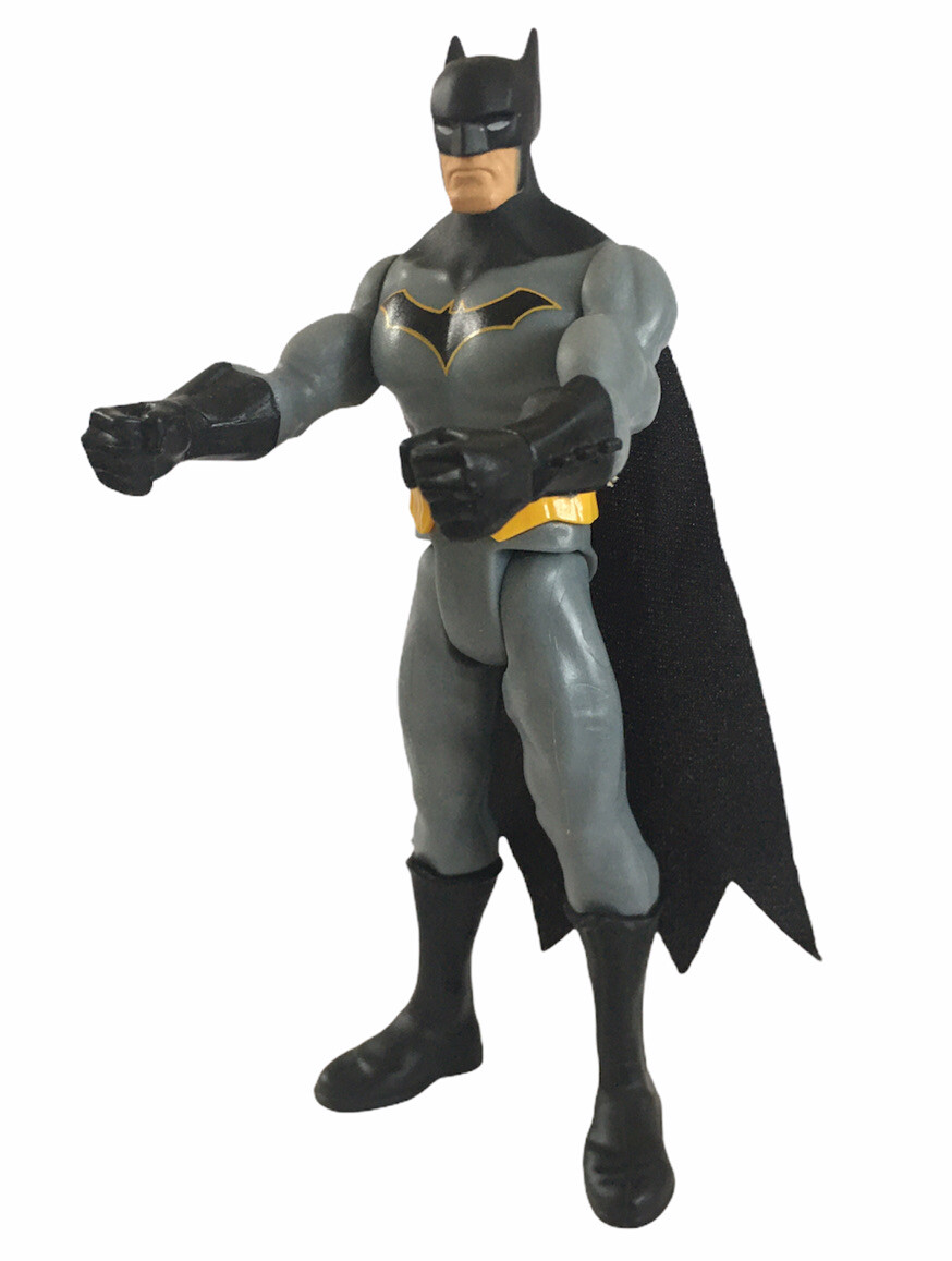 DC Comics Justice League Batman Action Figure Black Gray Suit