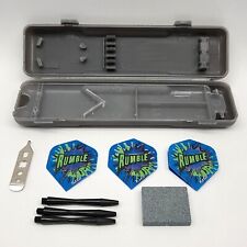     Fat Cat Rumble Dart Parts Nylon Shafts Sharpening Stone Flights Tool  Case