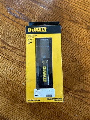 NEW Dewalt Air Compressor Air Filter 3/8'' NPT DXCM019-0342 