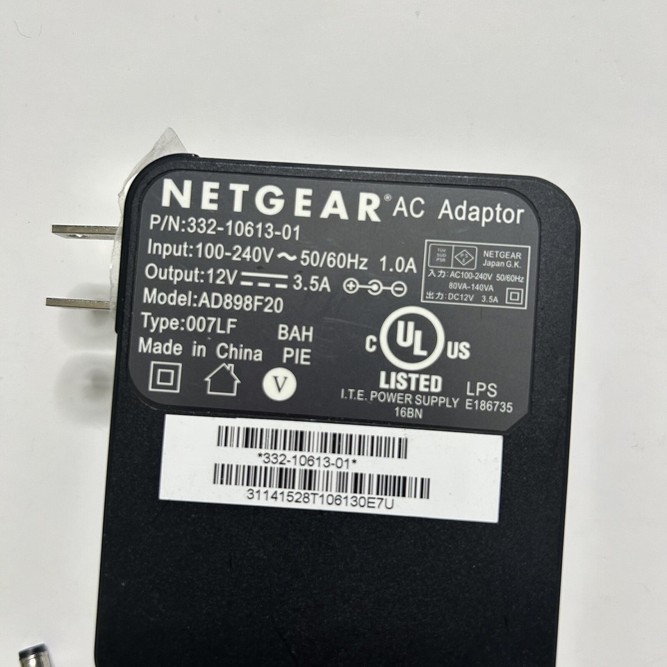 AC Power Adapter AD898F20 332-10613-01 Netgear Nighthawk R7000 R7500 ...
