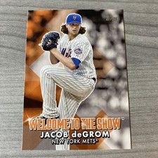 2022 Topps Series 1 Jacob DeGrom Welcome To The Show NY Mets #WTTS-35 Insert