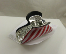 hair clip patriotic red white blue stars stripes Claires