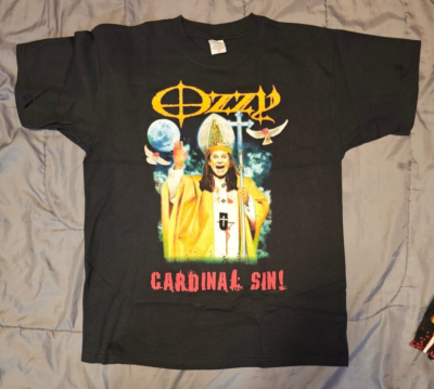Ozzy Osbourne Ozzfest 2005 Cardinal Sin tour shirt Large Ozzy Osbourne Ozzfest 2005 Cardinal Sin tour shirt Large