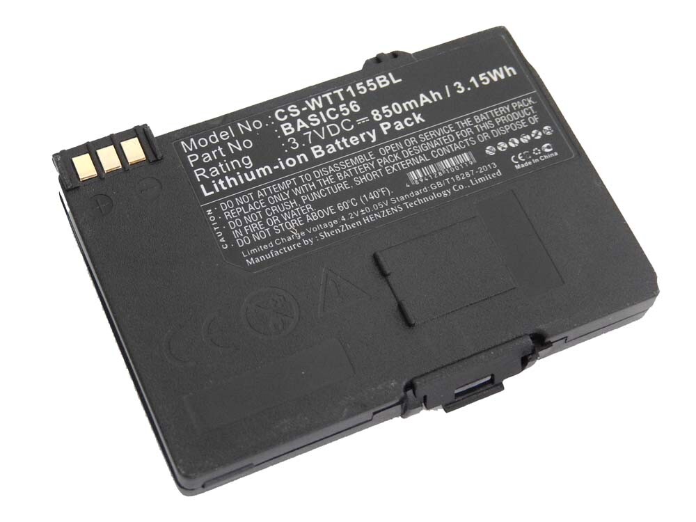 Batteria per Siemens V30145-K1310-X363, 3,7V, Li-Ion
