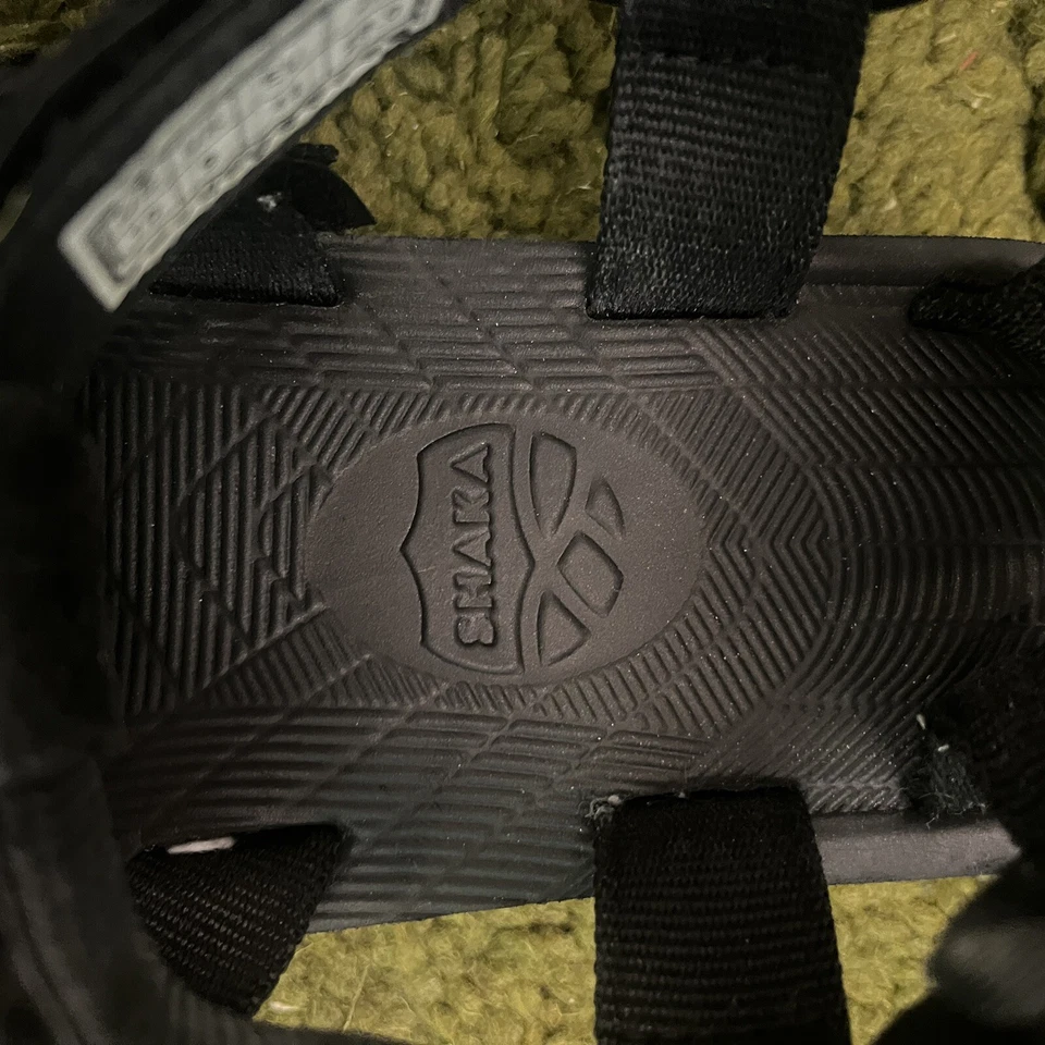 Sandalias Shaka Japón — Sandalias de pescador con correas de nailon 10 EE. UU. 28 cm NEGRAS Foto 4 de 4