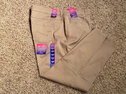 Twill Khaki Stretch Jeans NWT | eBay
