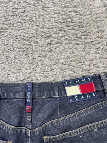 Vtg Tommy Hilfiger Jeans Men 36x30 Baggy Loose Fit Tommy Flag 90s Y2K Denim - Picture 9 of 11