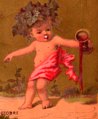 SOAPINE French Laundry Soap Kendall Manufacturing Octobre Child Pours Goblet