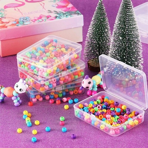 Bulk Mini Square Clear Plastic Small Box Jewelry Storage Container Beads Case AU - Picture 6 of 7