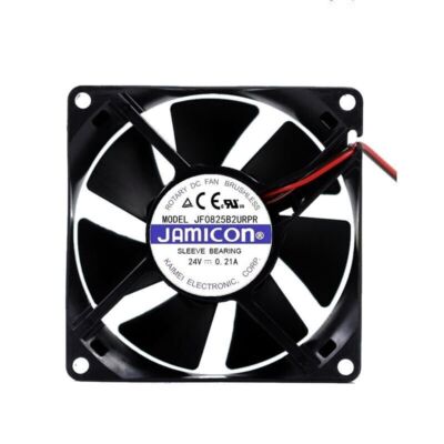 New Listing1 PCS  JAMICON   JF0825B2URPR  DC24V 0.21A 8025 8cm  2 wire     #E10