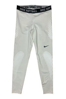Nike Dri fit Womens White Tight Fit Softball Vapor Slider Pants