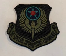 AFSOC Subdued MAJCOM Patch USAF Special Operations Combat Controller Iraq 